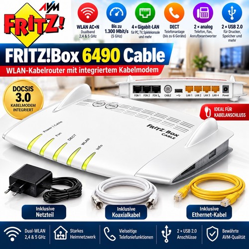 Avm fritz box 6490 - fritz!box,