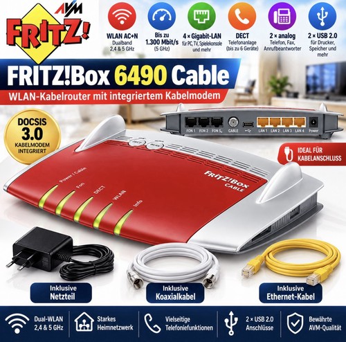 Avm fritz box 6490 - avm, fritz!box